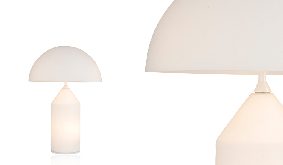 現(xiàn)代經(jīng)典燈飾|臺(tái)燈|辦公家具|oluce Atollo Table lamp 蘑菇現(xiàn)代玻璃臺(tái)燈