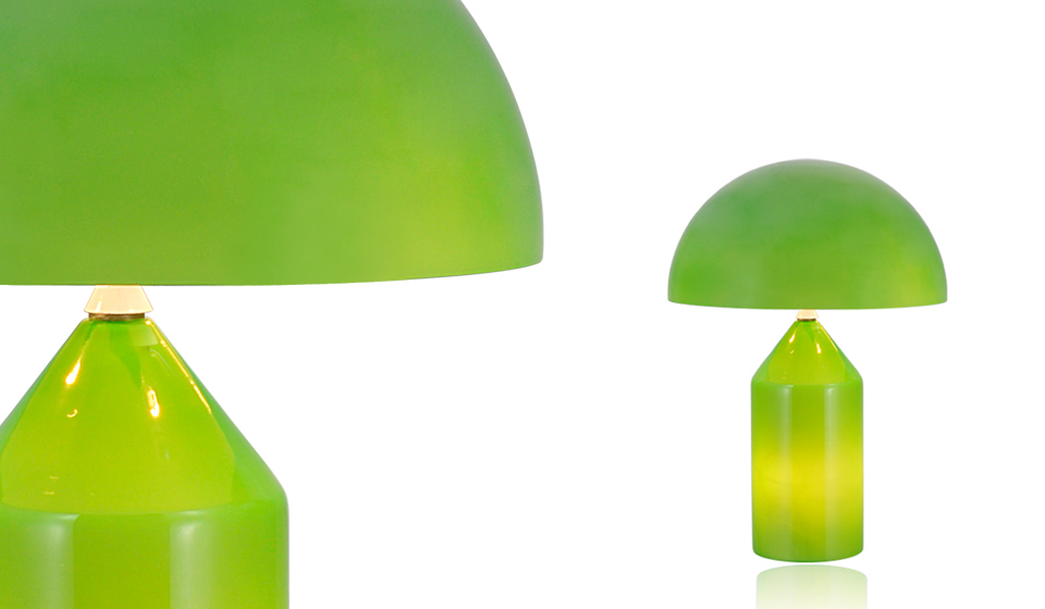 現(xiàn)代經(jīng)典燈飾|臺(tái)燈|辦公家具|oluce Atollo Table lamp 蘑菇現(xiàn)代玻璃臺(tái)燈